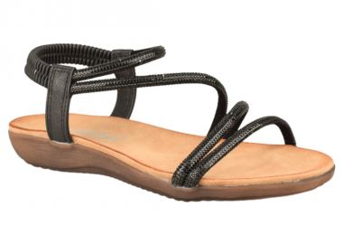 Σανδάλια γυναικεία | Ανατομικά | Amarpies | ABZ30237 | Μαύρο - Amarpies - 